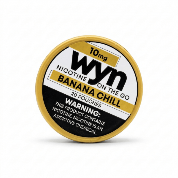 WYN Banana Chill Nicotine Pouches (10mg) – 20 Pouches Per Can