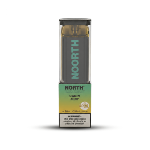 North 5000 Puffs Disposable Vape – Lemon Mint (5% Nicotine)