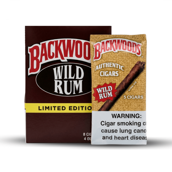 Backwoods Wild Rum Limited Edition Authentic Cigars (5-Pack)