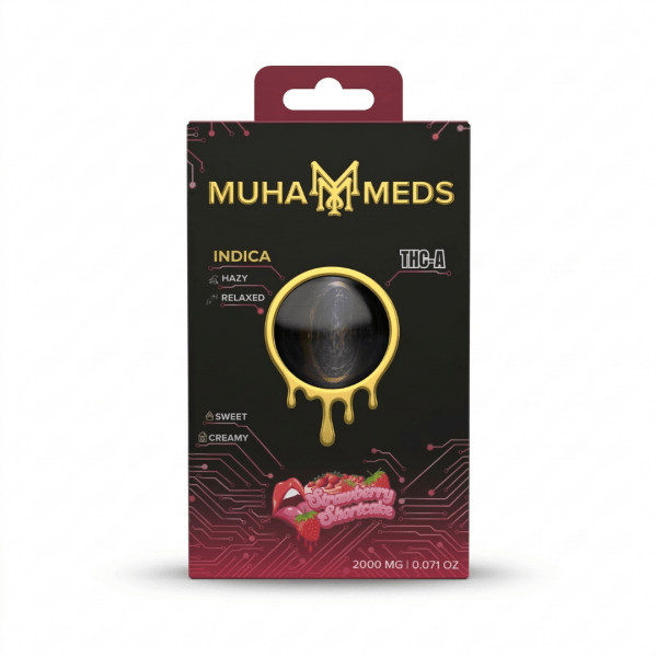 Muha Meds Strawberry Shortcake 2000mg THC-A Indica Disposable