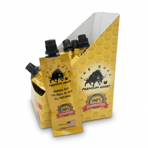 The Bull Premium Honey All Natural Energy Supplement 22g Sachet