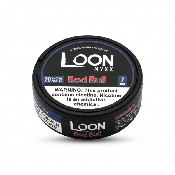 Loon Nyxx Bad Bull Nicotine Pouches (7mg) – 20 Count Can