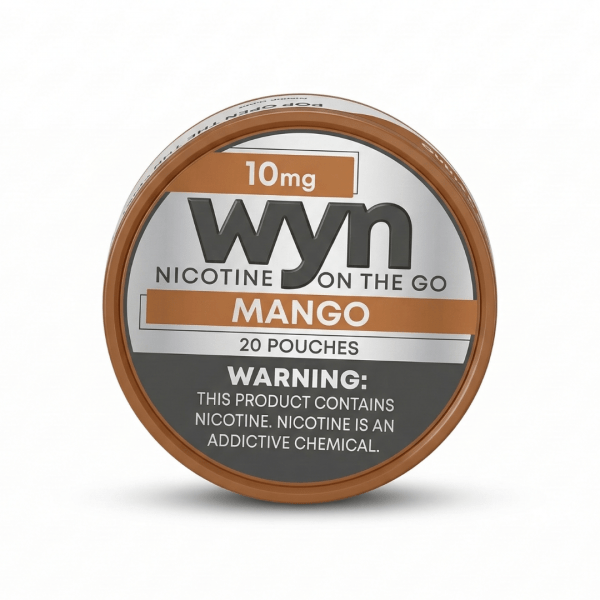 WYN Mango Nicotine Pouches (10mg) – 20 Pouches per Can