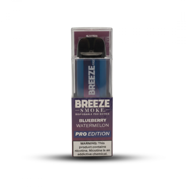 Breeze Smoke Pro Edition Disposable Pod Device - Blueberry Watermelon