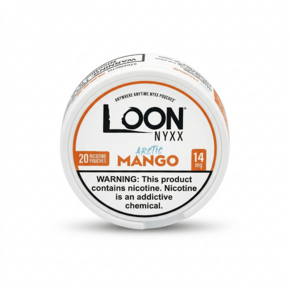 Loon Nyxx Arctic Mango Nicotine Pouches (14mg) – 20 Count Can
