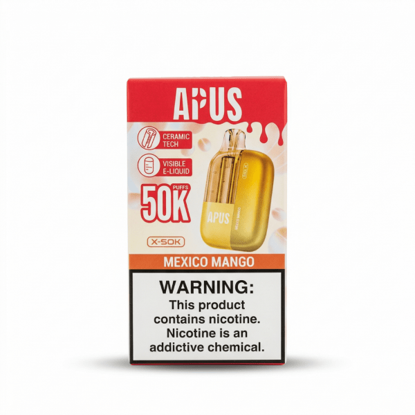 APUS X-50K Disposable Vape - 50,000 Puffs - Mexico Mango