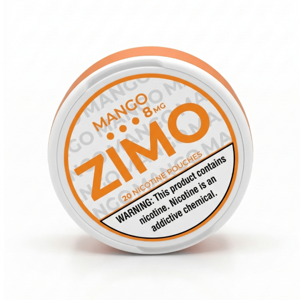 ZIMO Mango Nicotine Pouches (8mg) – 20 Count Can