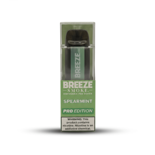 Breeze Smoke Pro Edition Disposable Pod Device - Spearmint (2000 Puffs)