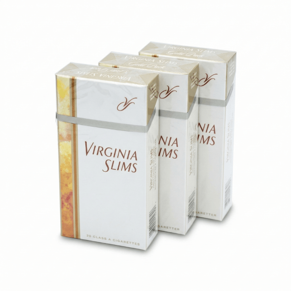 Virginia Slims Gold Pack – Premium 100’s Super Slim Cigarettes