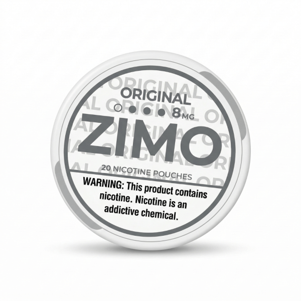ZIMO Original Nicotine Pouches (8mg) – 20 Count Can