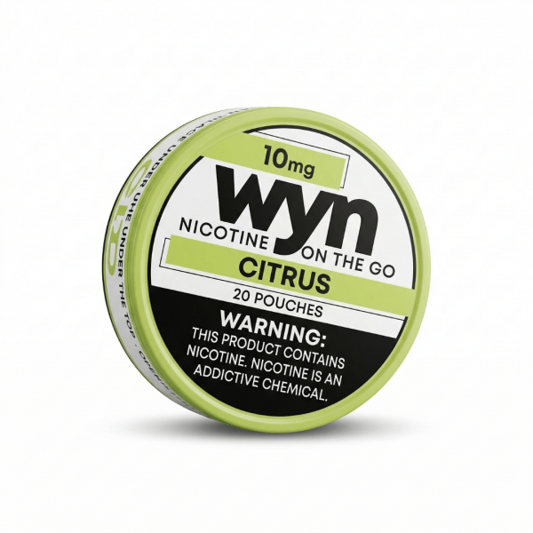 Wyn Citrus Nicotine Pouches (10mg) – 20 Pouches per Can