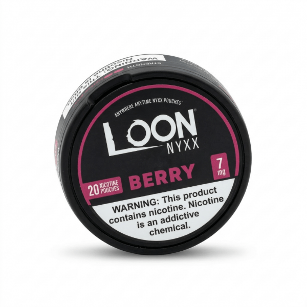 Loon NYXX Berry Nicotine Pouches (7mg) – 20 Count Can