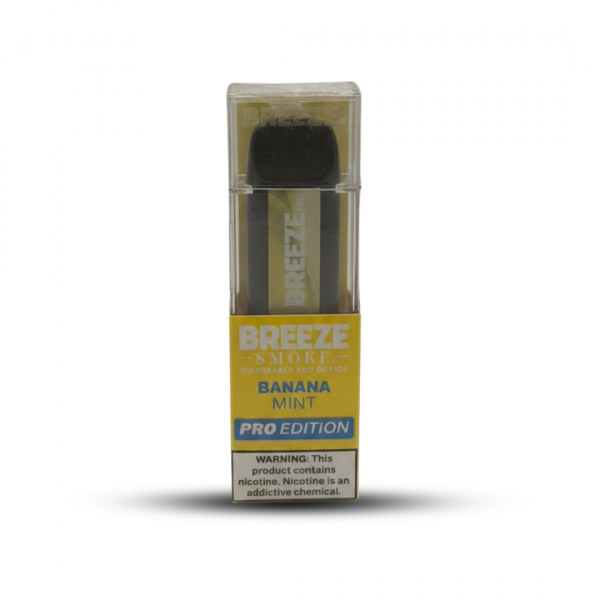 Breeze Smoke Banana Mint Pro Edition Disposable Pod Device