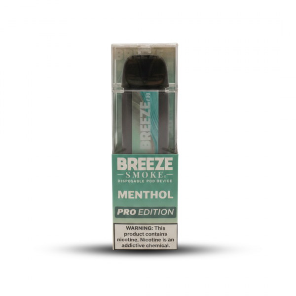 Breeze Smoke Pro Edition Disposable Pod Device - Menthol (2000 Puffs)