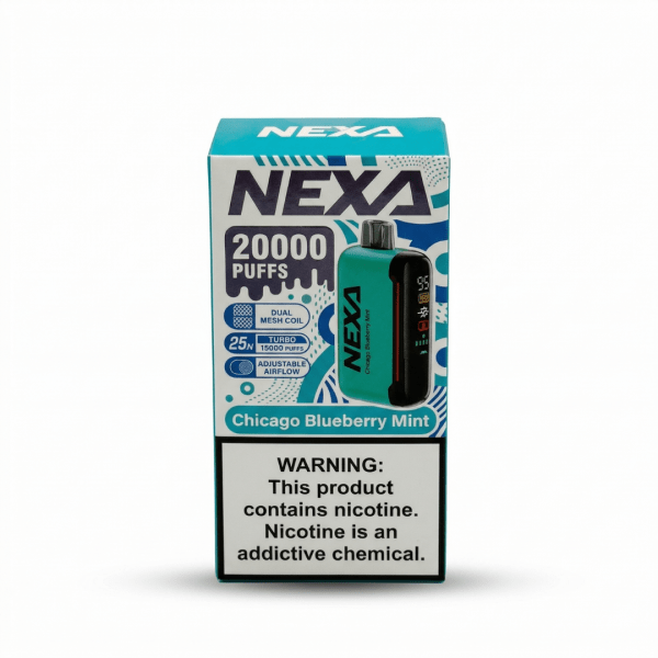 NEXA N20000 Disposable Vape – 20,000 Puffs – Chicago Blueberry Mint