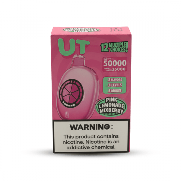 UT 50000 Puffs Disposable Vape - Pink Lemonade & Mixberry Dual Flavor