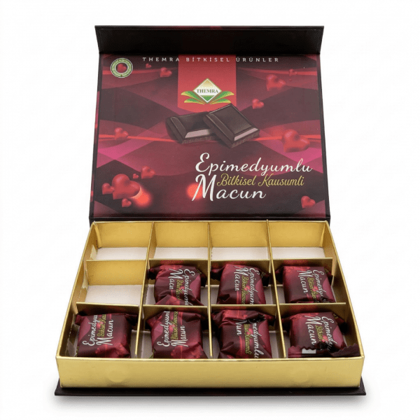 Themra Epimedyumlu Macun Herbal Mixed Paste Chocolate - 12 Pieces