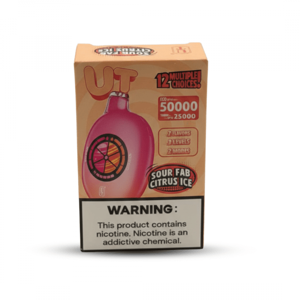UT 50000 Puffs Disposable Vape – Sour Fab Citrus Ice