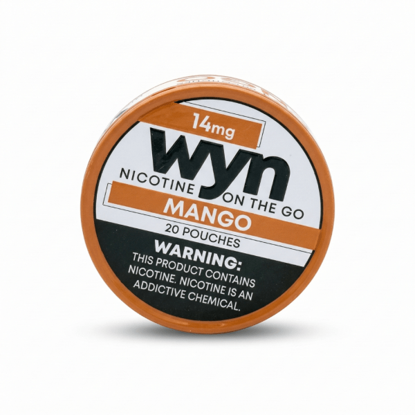 WYN Mango Nicotine Pouches – 14mg (20 Pouches Per Can)