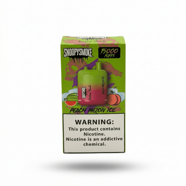 Snoopysmoke Extra Tank 15000 Puffs Disposable Vape - Peach Melon Ice