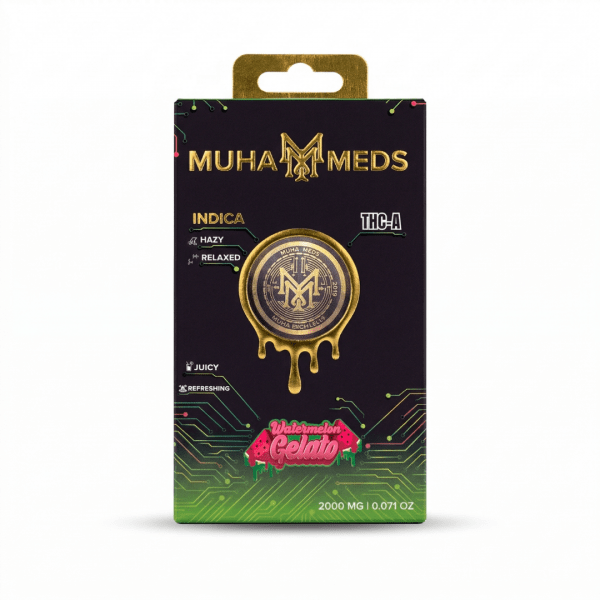 Muha Meds Watermelon Gelato THC-A Disposable Vape - 2000mg Indica