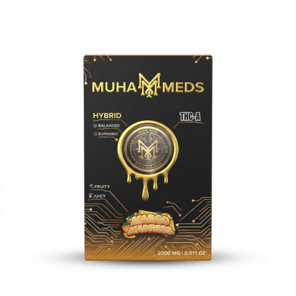 Muha Meds Mango Madness THC-A Hybrid Disposable - 2000mg