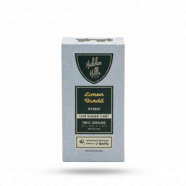 Hidden Hills Club Lemon Bandit Hybrid Live Sugar Cart – 2 Grams