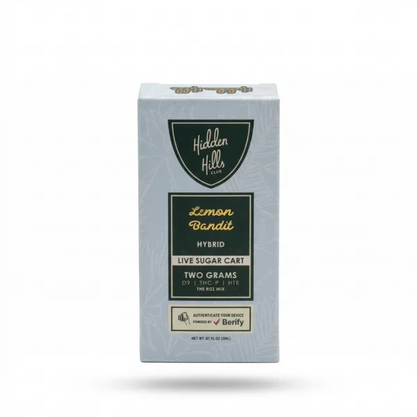Hidden Hills Club Lemon Bandit Hybrid Live Sugar Cart – 2 Grams