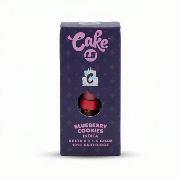 Cake 1.5 Gram Blueberry Cookies Indica Delta 8 1010 Cartridge